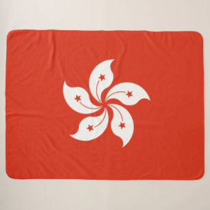 Cobertor Sherpa Bandeira de Hong Kong