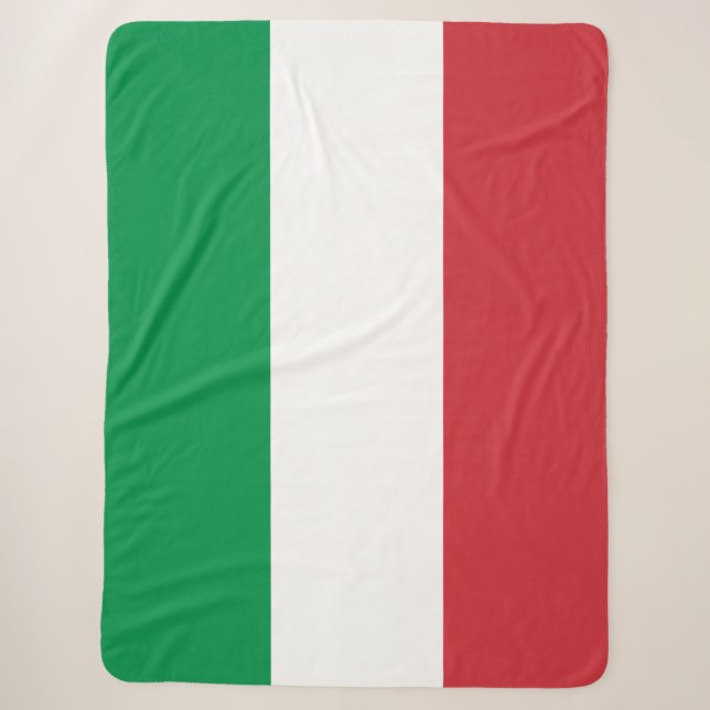 Cobertor Sherpa Bandeira de Italia (Frente)