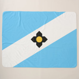 Cobertor Sherpa Bandeira de Madison (Wisconsin)