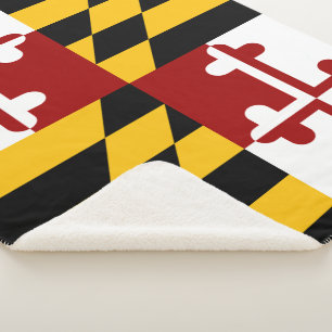 Cobertor Sherpa Bandeira de Maryland