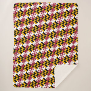 Cobertor Sherpa bandeira de Maryland