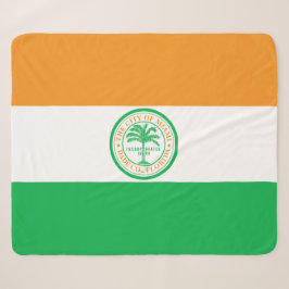 Cobertor Sherpa Bandeira de Miami (Flórida)