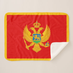 Cobertor Sherpa Bandeira de Montenegro