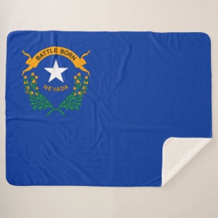 Cobertor Sherpa Bandeira de Nevada