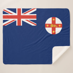 Cobertor Sherpa Bandeira de New South Wales (Estado australiano)