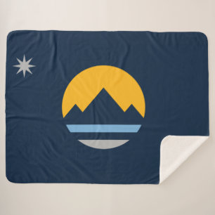 Cobertor Sherpa Bandeira de Reno (Cidade de Nevada)