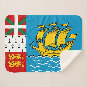 Cobertor Sherpa Bandeira de São Pedro e Miquelão