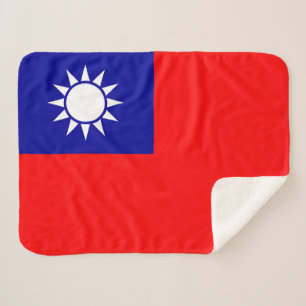 Cobertor Sherpa Bandeira de Taiwan
