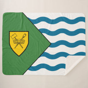 Cobertor Sherpa Bandeira de Vancouver (Colúmbia Britânica, Canadá)