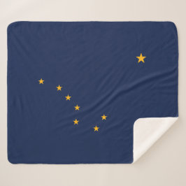 Cobertor Sherpa Bandeira do Alasca (Estado dos EUA)