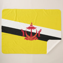 Cobertor Sherpa Bandeira do Brunei
