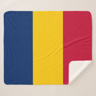 Cobertor Sherpa Bandeira do Chade (País Africano)