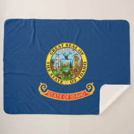 Cobertor Sherpa Bandeira do Estado de Idaho