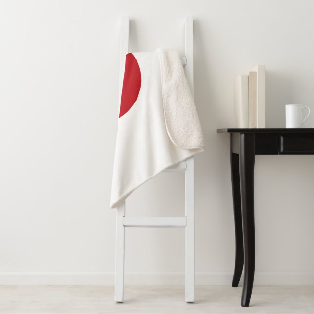 Cobertor Sherpa Bandeira do Japão (In Situ)