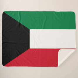 Cobertor Sherpa Bandeira do Kuwait