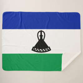 Cobertor Sherpa Bandeira do Lesoto