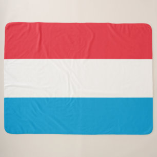 Cobertor Sherpa Bandeira do Luxemburgo