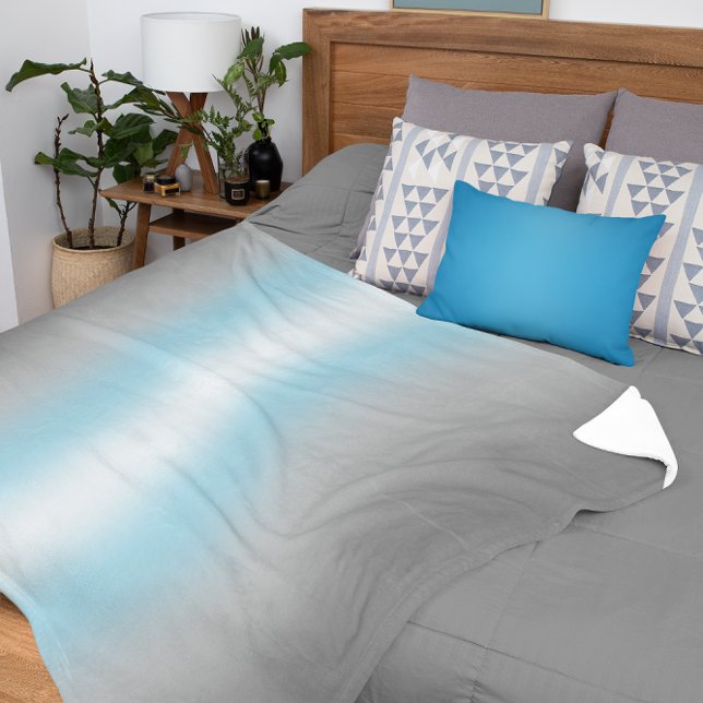 Cobertor Sherpa Bandeira do Orgulho Demiboy Gradiente - Bandeira d (Criador carregado)