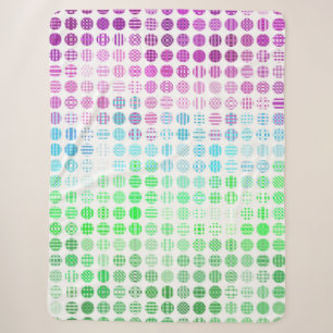 Cobertor Sherpa Bandeira do Orgulho Toric Abstrata Boho Eclética G