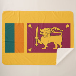 Cobertor Sherpa Bandeira do Sri Lanka