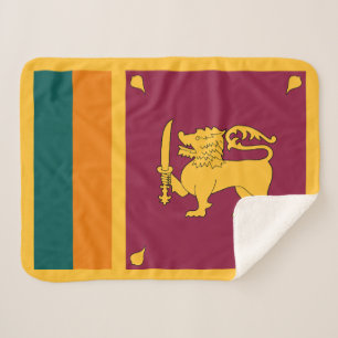 Cobertor Sherpa Bandeira do Sri Lanka