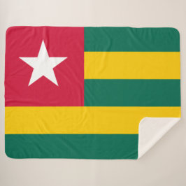 Cobertor Sherpa Bandeira do Togo