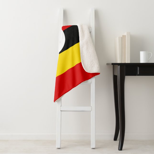 Cobertor Sherpa Bandeira do Uganda (In Situ)