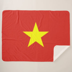 Cobertor Sherpa Bandeira do Vietname