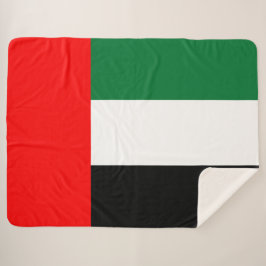 Cobertor Sherpa Bandeira dos Emirados Árabes Unidos (EAU)
