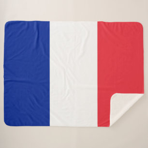 Cobertor Sherpa Bandeira francesa (França)