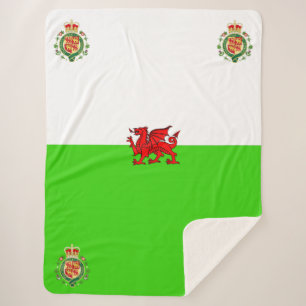 Cobertor Sherpa Bandeira galesa