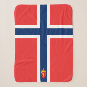 Cobertor Sherpa Bandeira norueguesa, patriótica, Noruega