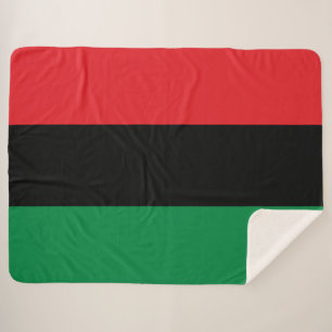 Cobertor Sherpa Bandeira Pan-Africana