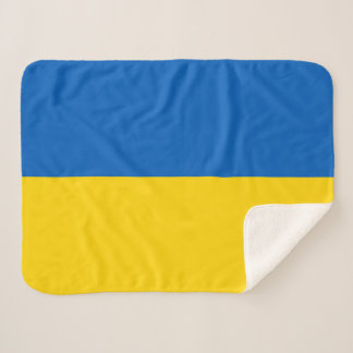 Cobertor Sherpa Bandeira Patriótica da Ucrânia