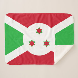 Cobertor Sherpa Bandeira Patriótica do Burundi