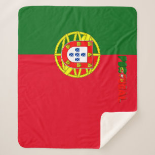 Cobertor Sherpa bandeira portuguesa