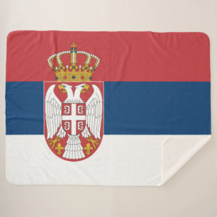 Cobertor Sherpa Bandeira Sérvia