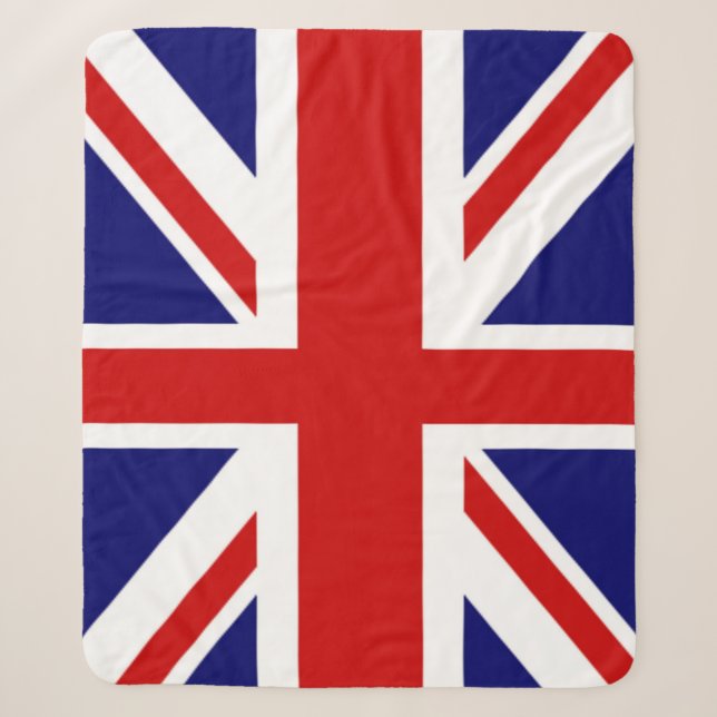 Cobertor Sherpa Bandeira U.k Magnífica a union jack (Frente)