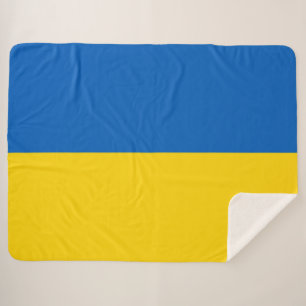 Cobertor Sherpa Bandeira Ucraniana (Ucrânia)