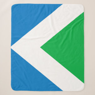 Cobertor Sherpa Bandeira Vegana Internacional