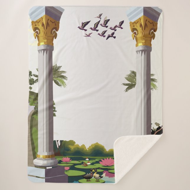 Cobertor Sherpa Bandejas de retirada de terras (Frente)