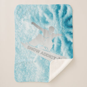 Cobertor Sherpa Banheira de Jogador de Neve
