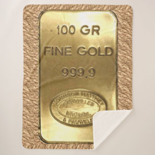 Cobertor Sherpa BAR Dourado