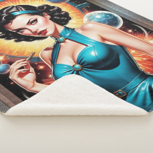 Cobertor Sherpa Barbenheimer Retro Fusion Atomic Agence Fashion