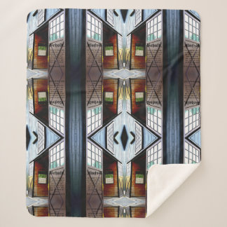 Cobertor Sherpa Barn Door Perspective, Revelation 3:8