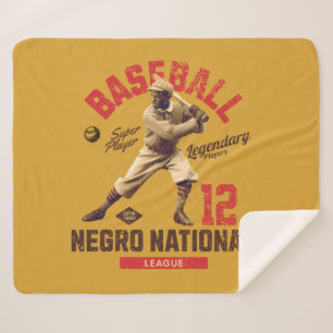 Cobertor Sherpa Baseball Legends Negro National League, EST 1920