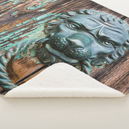 Cobertor Sherpa Batendo na porta do céu