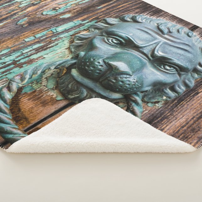 Cobertor Sherpa Batendo na porta do céu (3/4)