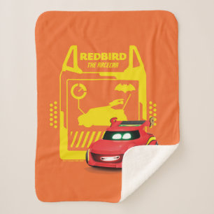 Cobertor Sherpa Batkers™ Redbird - O Racecar