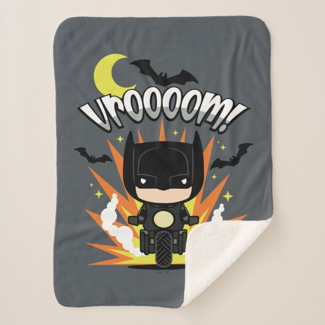 Cobertor Sherpa Batman Chibi (Frente)